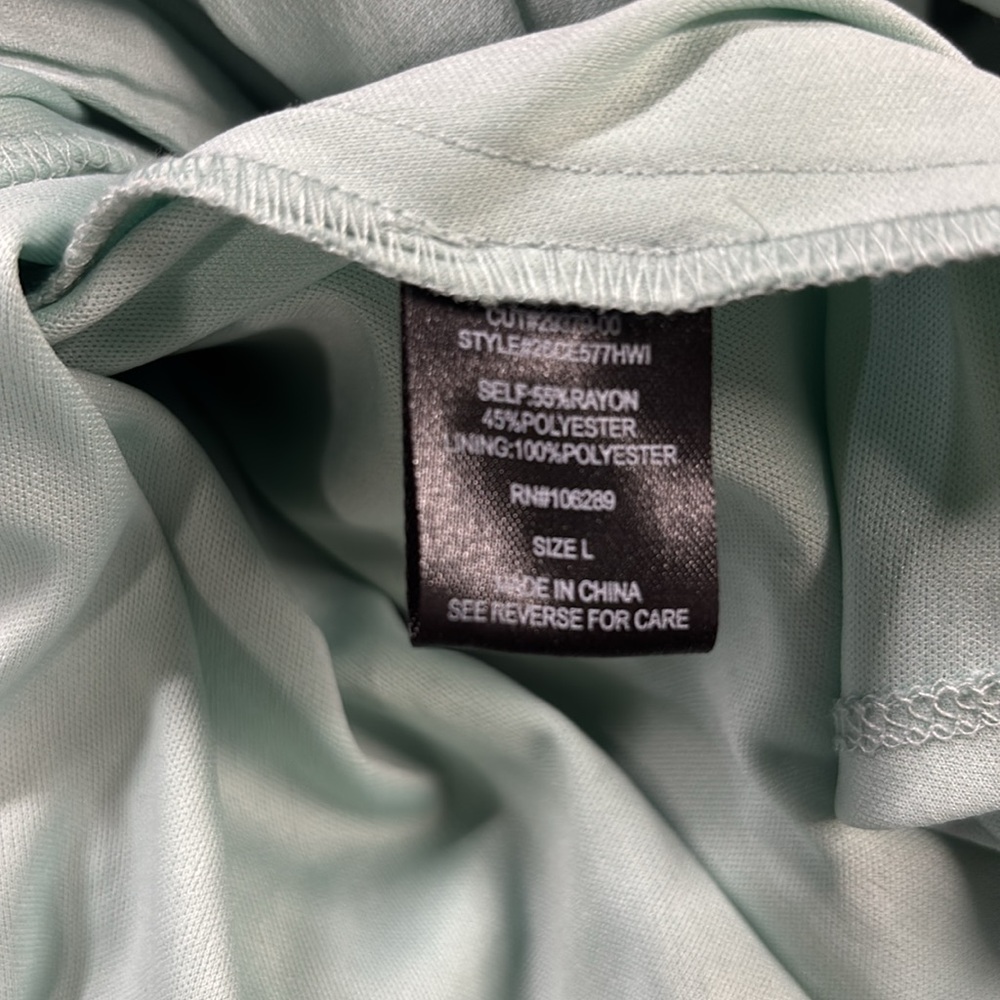 Trixxi Green Tie Shoulder Dress - Picture 7 of 7